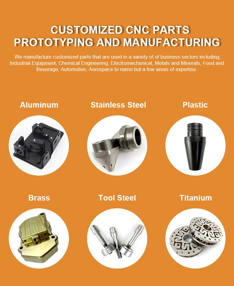 OEM Precision Parts CNC Machining Titanium Alloy Parts Turning Machine Processing and Manufacturing